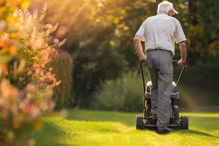 electric mulch lawn mower