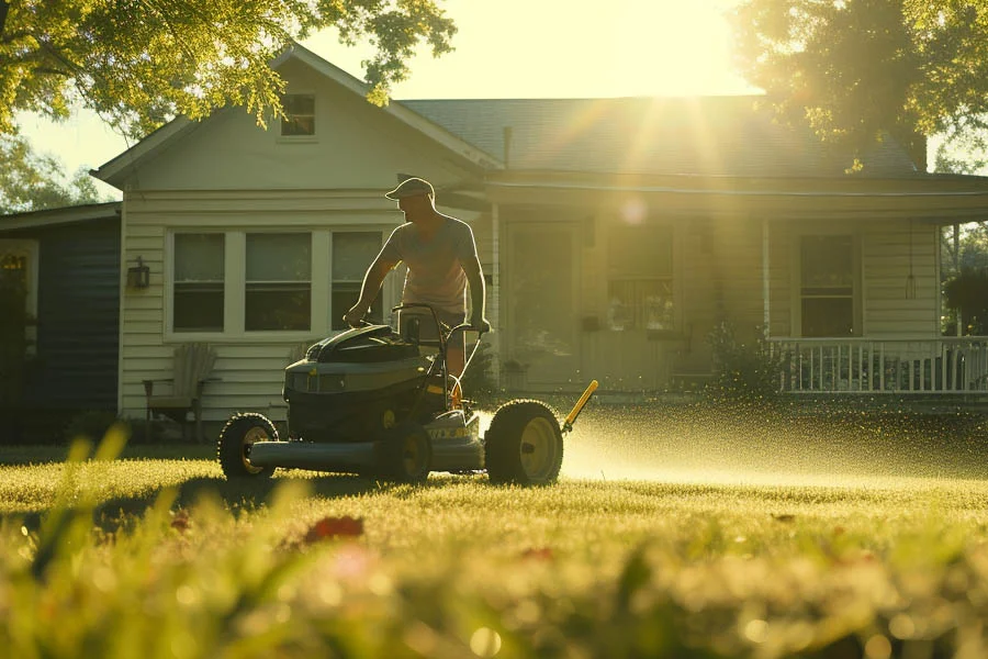 eco electric lawn mower